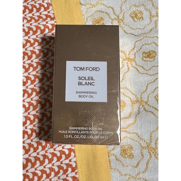TOM FORD Soleil blanc Shimmering Body Oil Perfume Scent Spray gold 1.5 Oz - Picture 3 of 6